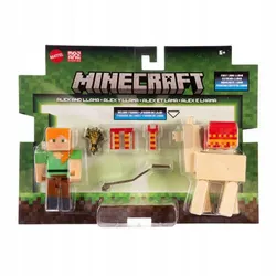 Фигурка Алекс из Minecraft + пиксельная фигурка ламы + аксессуары JCN51