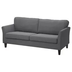 IKEA EKHOLMA(495.355.95) 3-го списка диван, Хакебо темно -серый