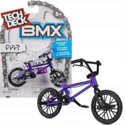 MINI BMX CULT BIKE ФІОЛЕТОВИЙ ФІНГЕРБАЙК + НАКЛЕЙКИ TECH DECK