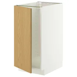 IKEA METOD(196.006.29) Шафа STJ на раковині/сорті. витрачати, Білий/Сінарп навколо дуба