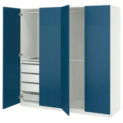 IKEA PAX / FYRUDDEN(295.819.32) Комбінація гардеробу, білий/білий