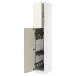 IKEA METOD(695.738.69) High Cabinet/Interior Inn, Белый/Бодбин Крем