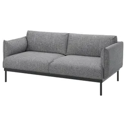 IKEA ÄPPLARYD (205.062.25) 2-местный диван, Лейде серо-черный