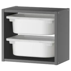 IKEA TROFAST(495.160.97) настенный шкаф, серый/белый