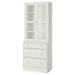 IKEA HAVSTA(595.974.65) Комбинация со стеклянной дверью, белый
