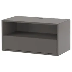 IKEA EKET(305.820.25) Полиця для ЗМІ, темно -сірий