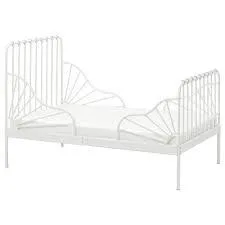 IKEA MINNEN ВЫДВИЖНАЯ 291.239.58 каркас кровати, белый, 80x200 см)