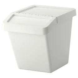 IKEA SORTERA (702.558.99) Корзина для сортировки отходов, белый