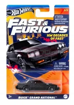 ГАРЯЧІ КОЛЕСА Форсаж HW ДЕСЯТИЛІТТЯ ФАРШУ 3/5 BUICK GRAND NATIONAL HRW43