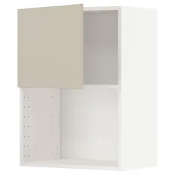 IKEA METOD(394.595.30) мікрохвильова шафа, білий/Havstorp бежевий