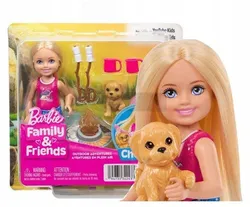 Набор для кемпинга «Кукла Барби Челси» с собакой и аксессуарами JJV61