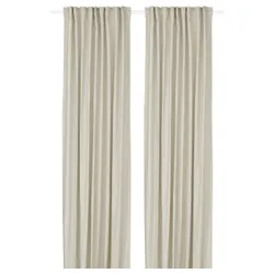 IKEA GINSTMOTT(405.971.73) Завіса, 2 шт., бежевий/на стрічці