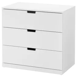 IKEA NORDLI(692.394.95) комод, 3 ящика, белый