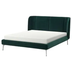 IKEA TUFJORD  Каркас кровати мягкий, Джупарп темно-зеленый (104.464.11)
