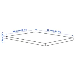 IKEA KOMPLEMENT(605.090.43) полиця, бежевий