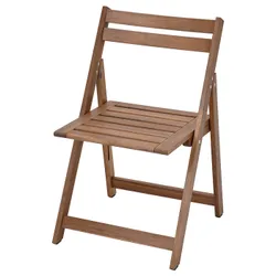 IKEA NÄMMARÖ(505.033.53) садовый стул, складчатая/светло-коричневая морилка