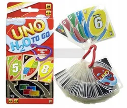 Карточная игра UNO H2O, семейная игра, водонепроницаемые карты, P1703