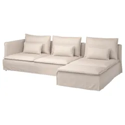 IKEA SÖDERHAMN (094.421.50) 4-місний диван з шезлонгом, з відкритим кінцем Gransel / натуральн