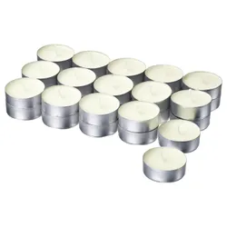 IKEA LOTSFÅGEL(906.087.20) ароматична свічка, ванільний ніжно-бежевий