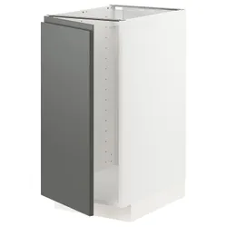 IKEA METOD(794.659.49) шкаф стж. для мойки/сортировки. напрасно тратить, белый/Воксторп темно-серый