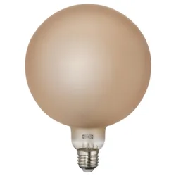 IKEA MOLNART(706.212.04) Светодиодная лампочка E27 180 Lumens, Мэтт/Коричневый мяч