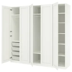 IKEA PAX / GULLABERG(795.615.78) комбінований гардероб, білий/білий