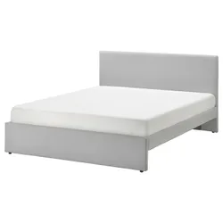 IKEA GLADSTAD(604.904.49) каркас кровати с обивкой, Кабуса светло-серый
