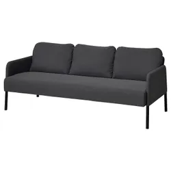 IKEA GLOSTAD(405.732.85) 3-го списка диван, Книса темно -серый