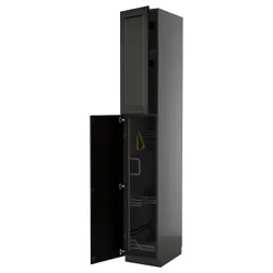 IKEA METOD(995.889.87) Високий кабінет/інтер'єр Інн, Чорна Чорна