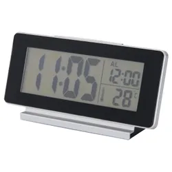 IKEA FILMIS(305.408.27) годинник/термометр/будильник, низька напруга/чорний