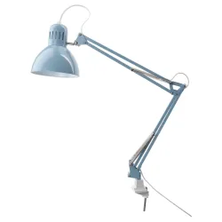 IKEA TERTIAL  Настольная лампа, голубая (205.042.88)
