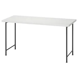 IKEA LAGKAPTEN / SPÄND(295.638.29) рабочий стол, белый/черный
