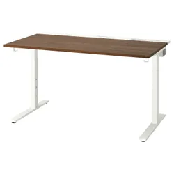 IKEA MITTZON(495.281.42) робочий стіл, горіх/білий