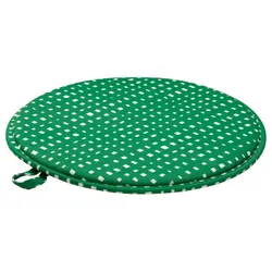 IKEA ÄNGSFRÄKEN(206.028.25) подушка стула, зеленый/белый