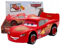 Игрушечная машинка McQueen, качающаяся зигзагом, 18 см, с подвижными глазами и ртом HPH64