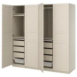 IKEA PAX / FLISBERGET(295.622.07) Комбинация гардероба, серый -раз/серой
