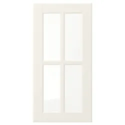 IKEA BODBYN (304.850.34) Скляні двері, вершковий