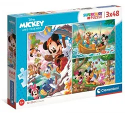 Пазл 3x48 Суперкольоровий Міккі та друзі