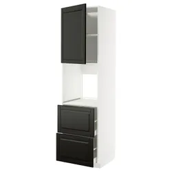 IKEA METOD / MAXIMERA(695.787.58) W Pie Pie DR/2FR/2W HOP, Biały/Bodbyn Black