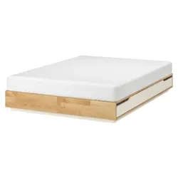 IKEA MANDAL(902.804.83) каркас кровати с выдвижными ящиками, береза / белый