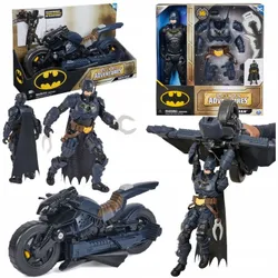 ФИГУРКА БЭТМЕНА DC COMICS ТЕМНЫЙ РЫЦАРЬ И БЭТЦИКЛ 30 СМ + АКСЕССУАРЫ