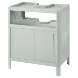 IKEA IVÖSJÖN(205.972.92) шкаф, стоящий под раковиной, с раздвижными дверями/зеленым