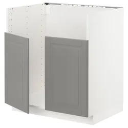 IKEA METOD(095.506.20) шкаф Zl под Tallsjön, Белый/Бодбин Грей