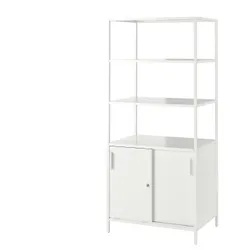 IKEA TROTTEN(804.747.59) шкаф с раздвижными дверцами, белый