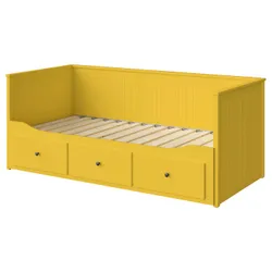 IKEA HEMNES(405.838.40) Каркас дивана з 3 ящиками, жовтий