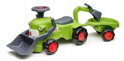 Трактор FALK Claas Ride-On з причепом, навантажувачем та ковшем