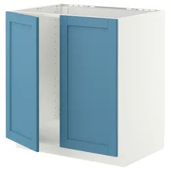 IKEA METOD(996.013.66) sin/2 чип, Biały/Lerhyttan Blue