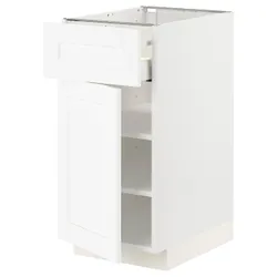 IKEA METOD / MAXIMERA(394.734.23) шкаф stj szu / дверь, Enköping белый / под белое дерево