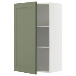 IKEA METOD(795.178.06) настенный шкаф с полками, Biały/Axstad Greya -green