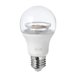 IKEA TRÅDFRI(304.867.88) Светодиодная лампа E27 806 люмен, беспроводной диммируемый белый спектр / прозрачная сфера